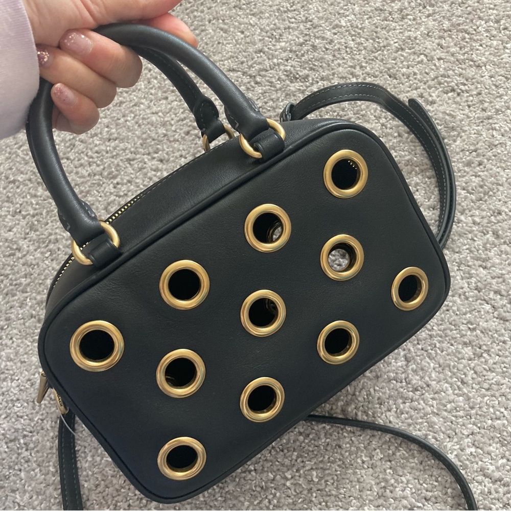 COACH Satchel Crossbody Bag With Grommets NWT - Picture 2 of 7
